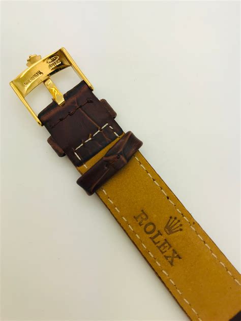 fake leather strap rolex|rolex leather straps with buckle.